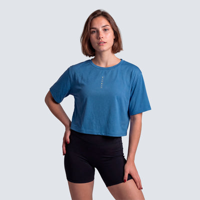 Camiseta Crop Performance Mulher SS26