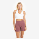 Sutiã esportivo de tanque com pescoço sem costura