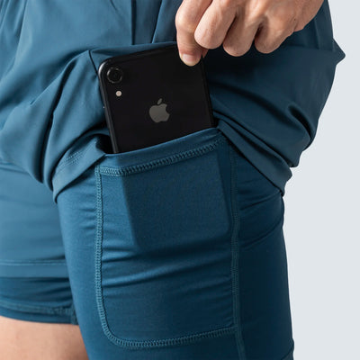 Calções de Desempenho 2em1 para Homens AW25 