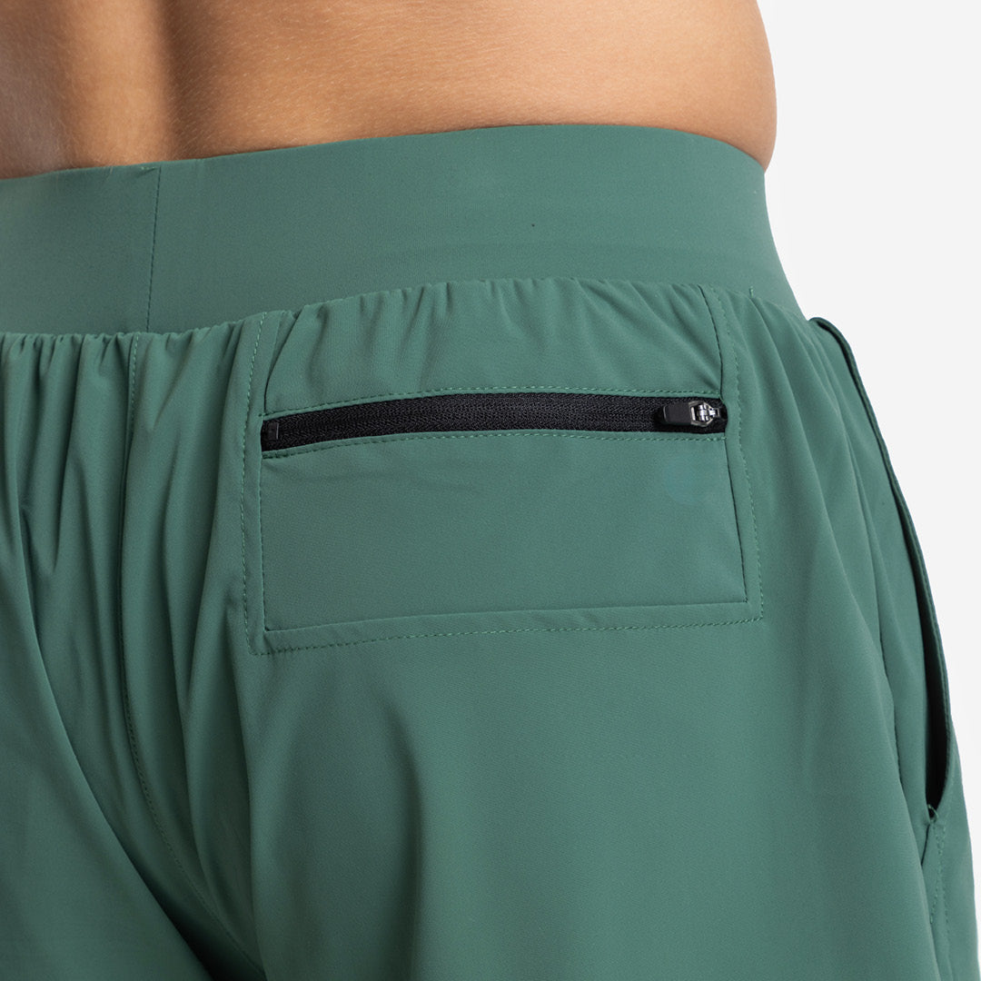 Shorts com malha de compressão 2 em 1 Homem Premium