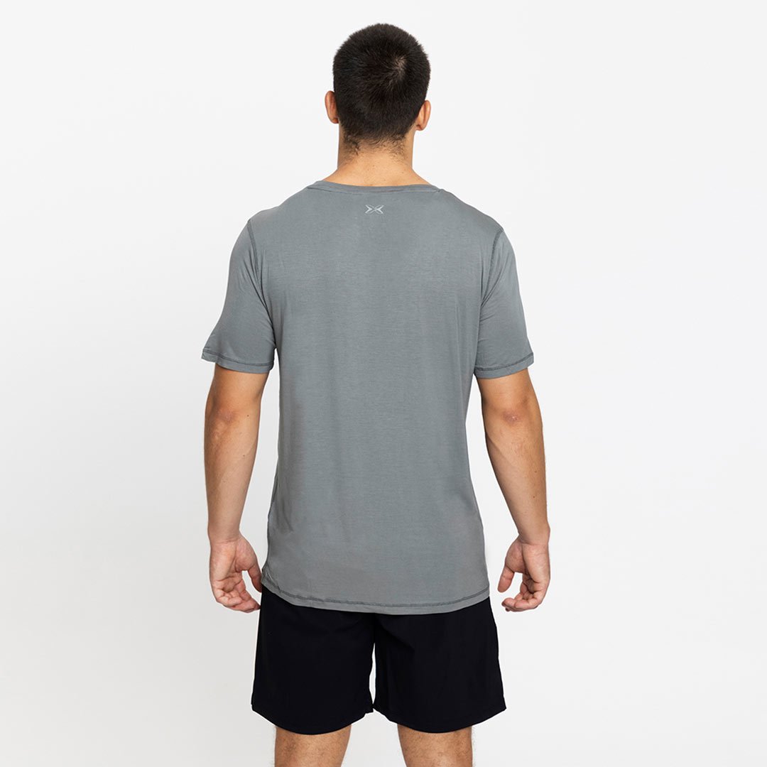 Camiseta esportiva masculina de manga curta núcleo 0,2
